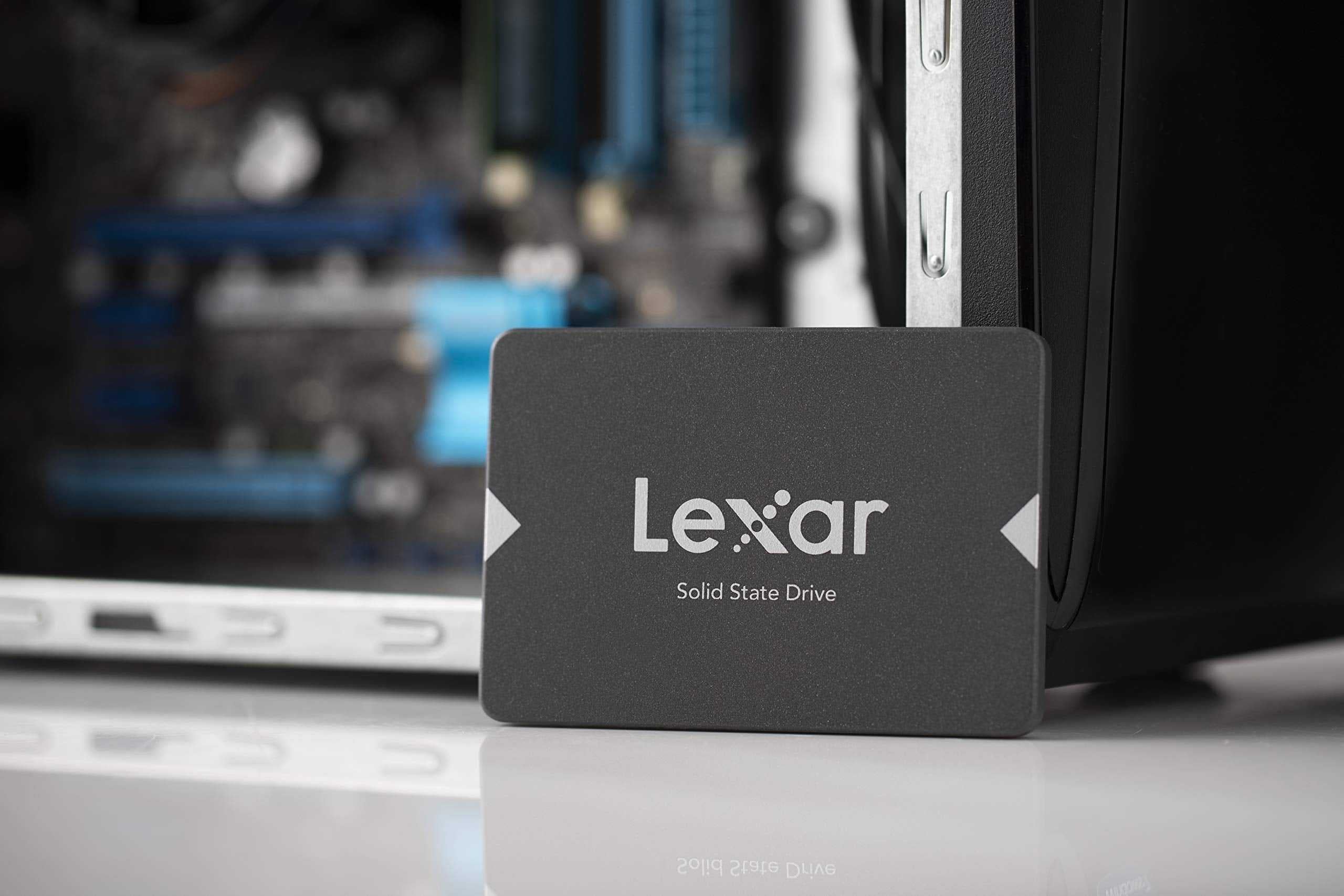 Lexar Lns100-256Rb Lexar Ns100 2.5” Sata Iii (6GB/S) 256GB Solid-State DrivEUpgrade For Laptop Or Desktop Black