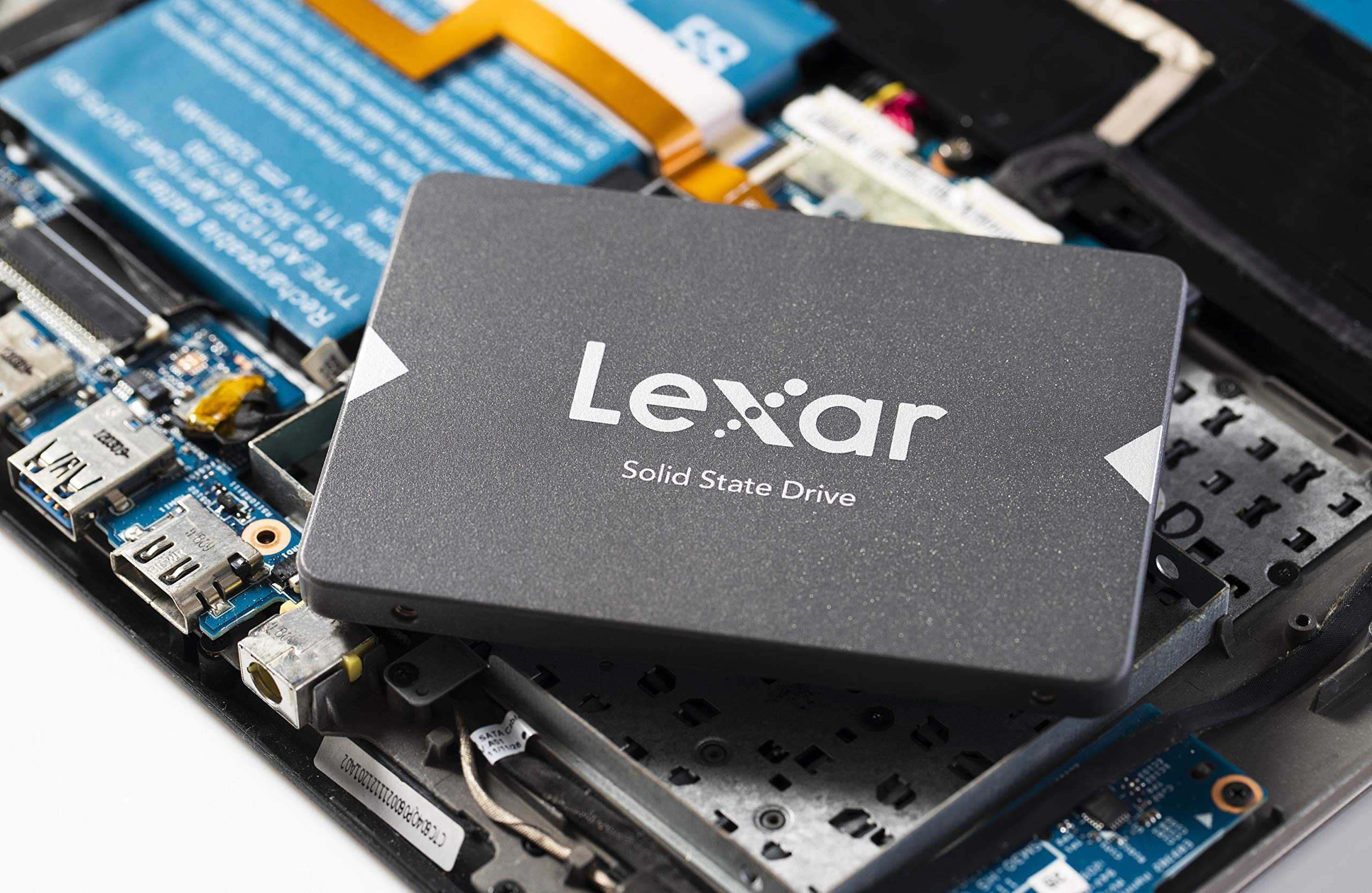 Lexar Lns100-256Rb Lexar Ns100 2.5” Sata Iii (6GB/S) 256GB Solid-State DrivEUpgrade For Laptop Or Desktop Black