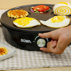 BOMA Household Non-stick Coating Commercial Electric Crepe And Pancake Maker Machine
