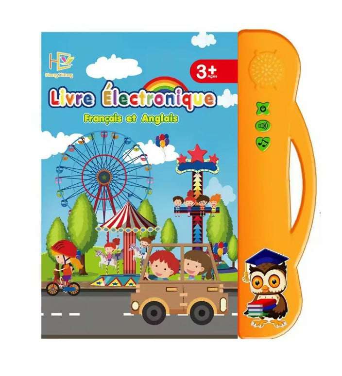 French and English electronic learning book