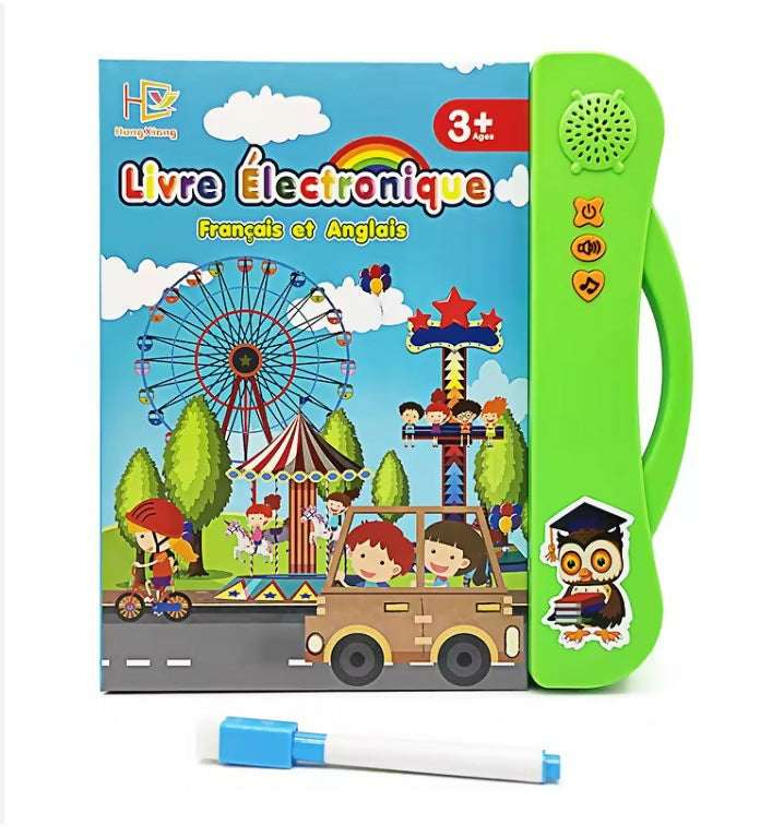 French and English electronic learning book
