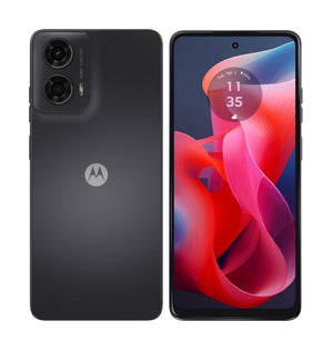 MOTOROLA g24, 8GB RAM, 128GB ROM, MTK Helio G85, 6.6" Extra Bright 90Hz Display, 5000mAh, Android 14, Matte Charcoal + Gift