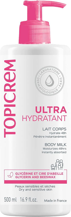 Topicrem Laboratories Nigy - Soins Quotidens Ultra -Hydratant Corps-500 ml/16.9 fl oz