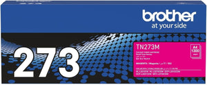 Brother Genuine(orginal) TN273M Standard Yield Magenta Ink Printer Toner Cartridge, Prints up to 1,300 pages