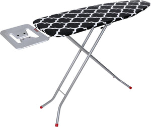 34x13 Ironing Board Ironing Table with Steam Iron Rest Adjustable Height