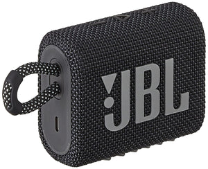 JBL GO 3 Portable Waterproof Speaker, Black