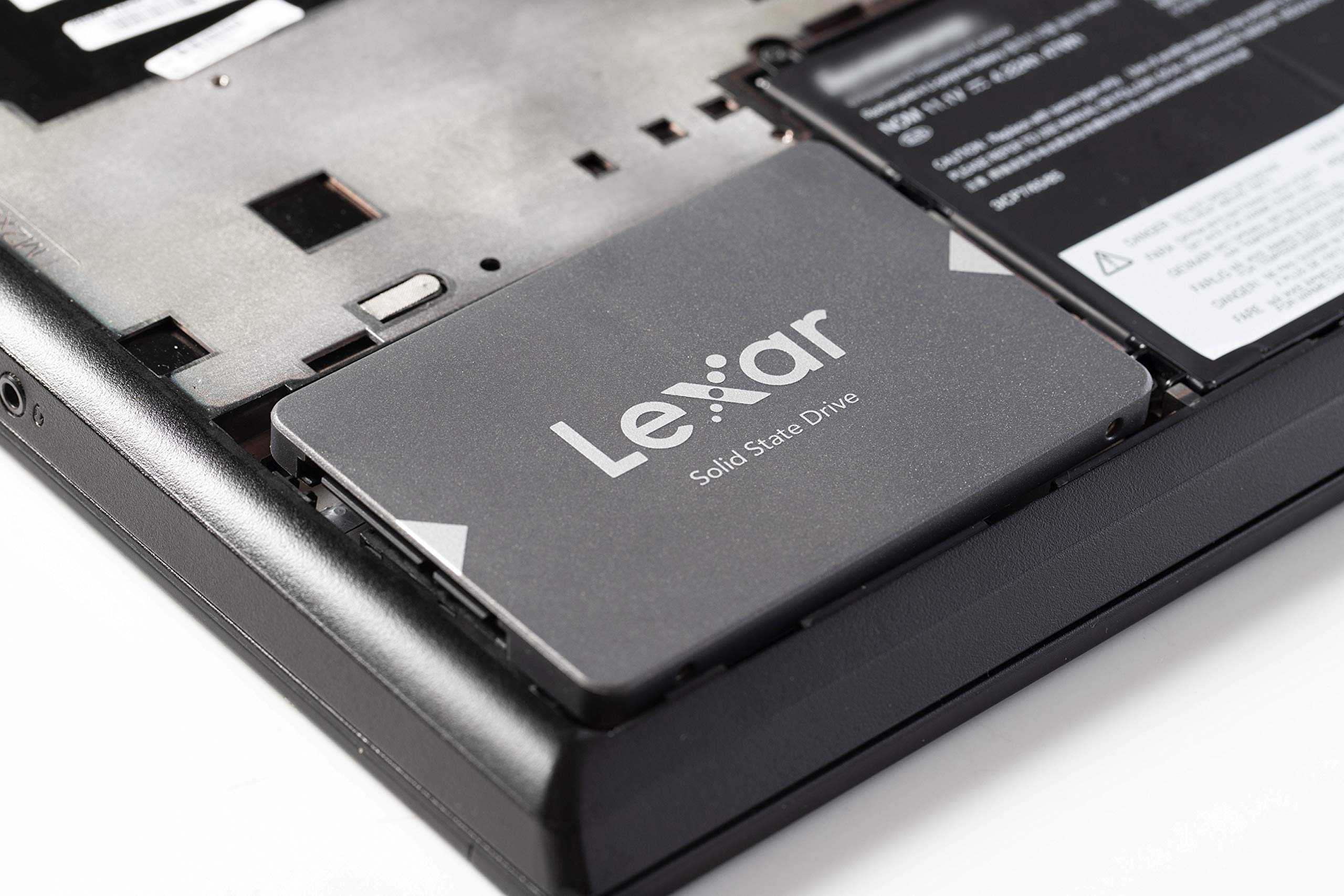 Lexar Lns100-256Rb Lexar Ns100 2.5” Sata Iii (6GB/S) 256GB Solid-State DrivEUpgrade For Laptop Or Desktop Black