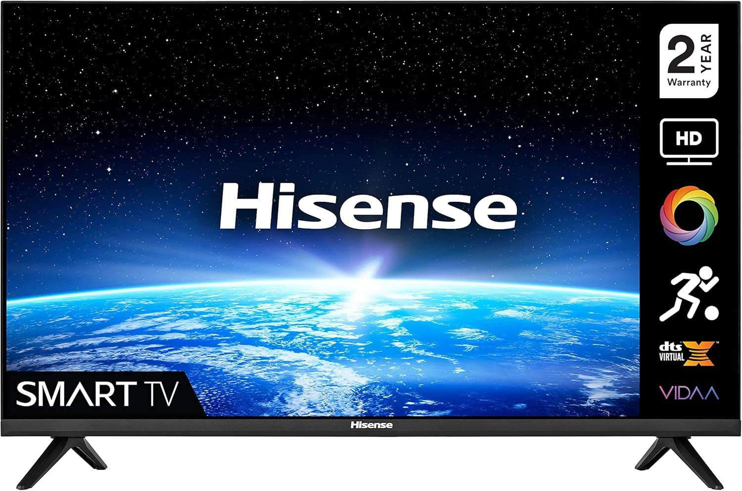 -Hisense TV 4K FHD Smart TV With Dolby Vision HDR DTS Virtual X & WiFi