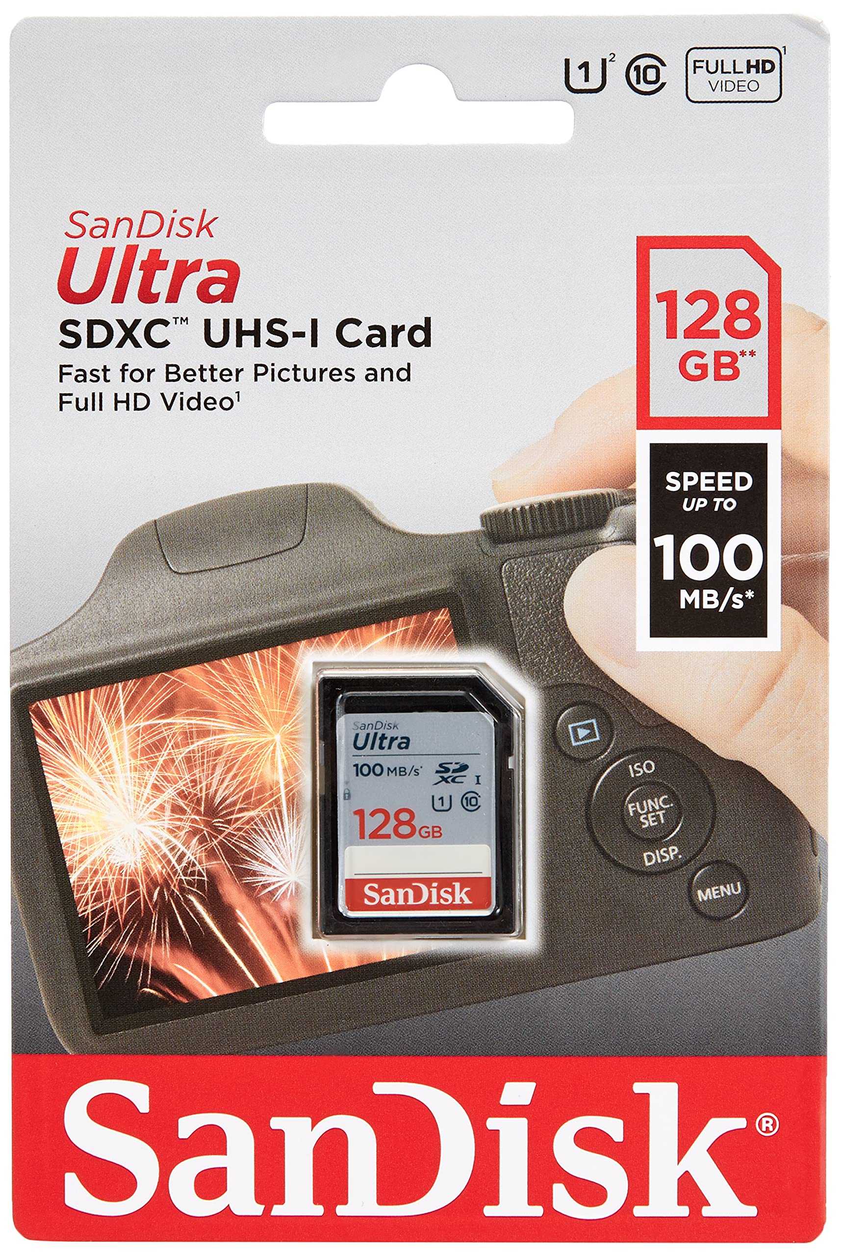 SanDisk Ultra SDHC UHS-I Memory Card - 90MB/s, C10, U1, Full HD, SD Card - SDSDUNR-032G-GN6IN