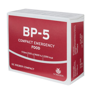 Compact Provisions BP-5s Emergency Food Supply - Non-Perishable Survival Rations for Disaster Preparedness & Disaster Kits - 2385 Calories, 72g Protein Per Box - 9 bars/box