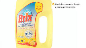 Brix Disinfecting MultPurpose Cleaner 3L Lemo