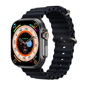 T800 Ultra 1.99 inch Ocean Silicone Band Smart Watch Support Heart Rate