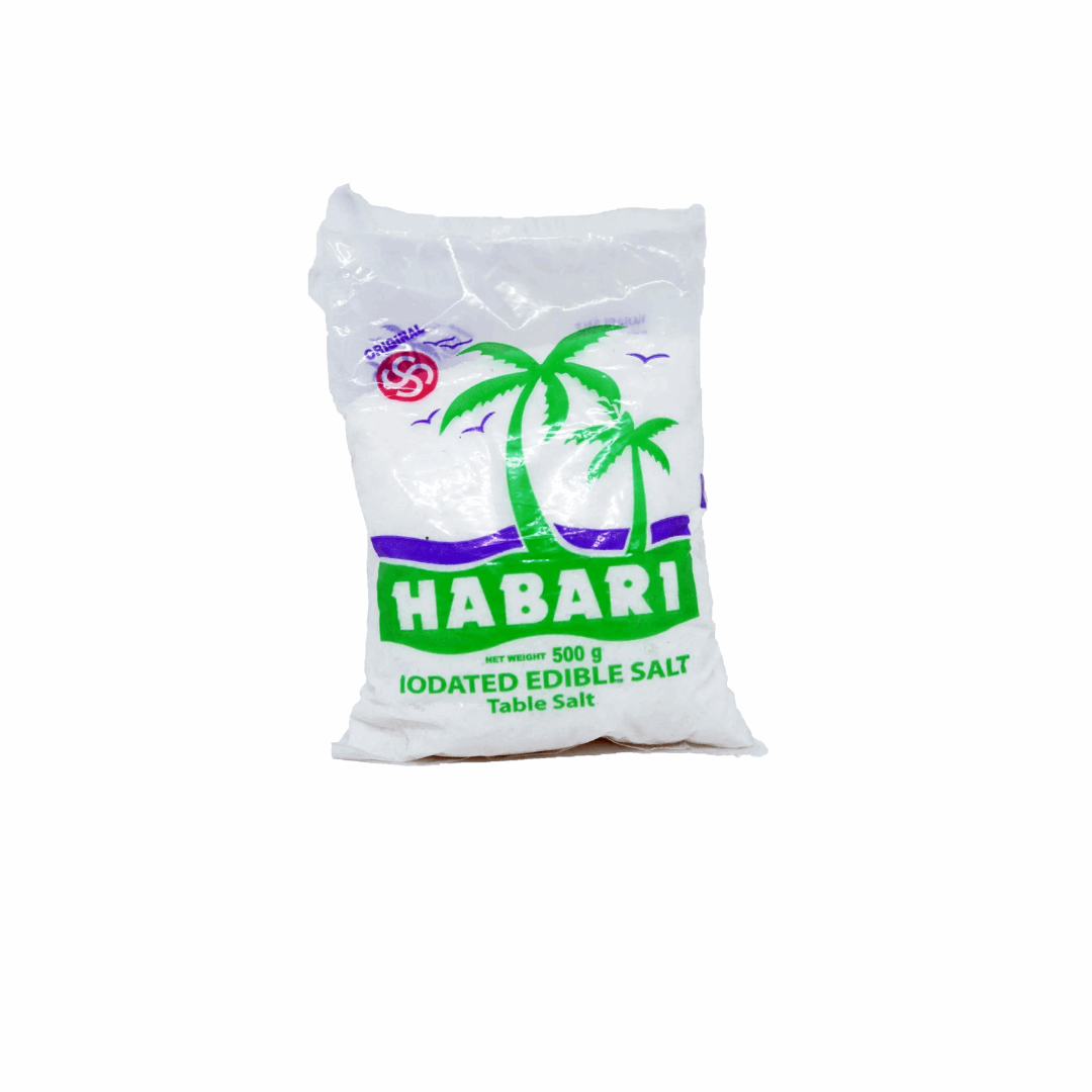 HABARI iodated edible salt, 500 g bag