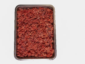 Minced meat without fat