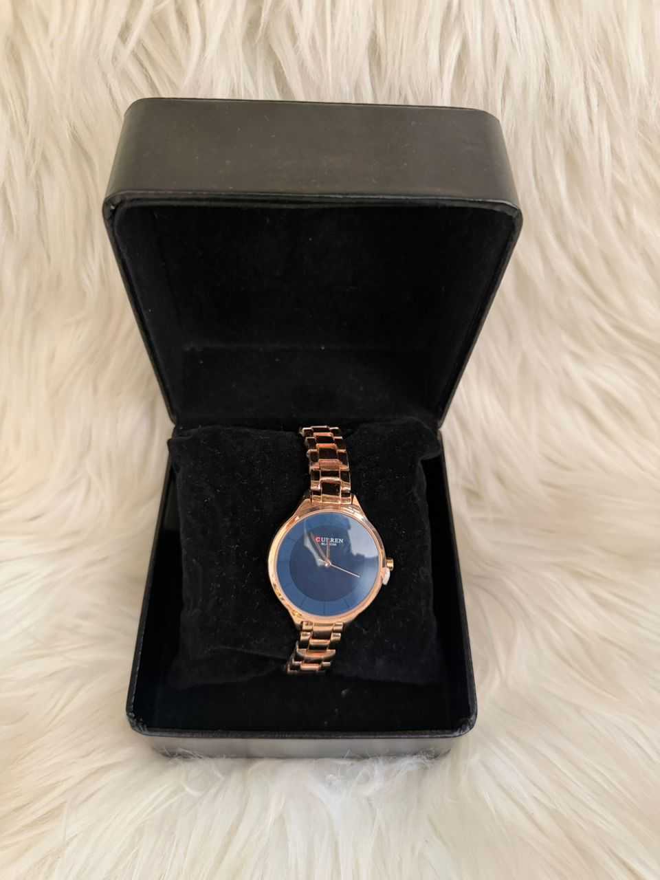 Rose Gold Curren Minimalist Women's Watch