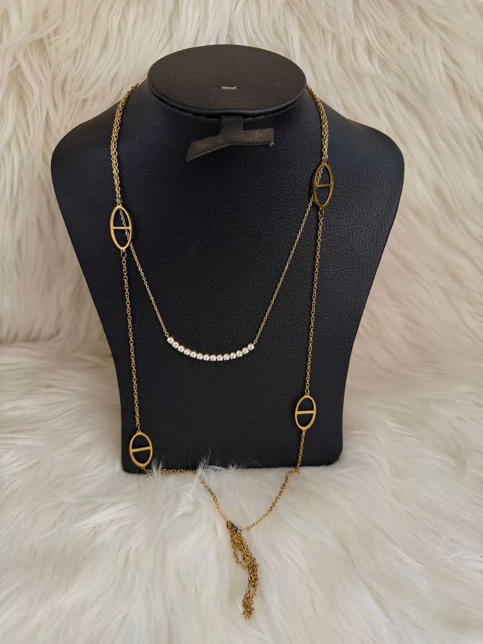 Luxury Long Chain Jewelry Set
