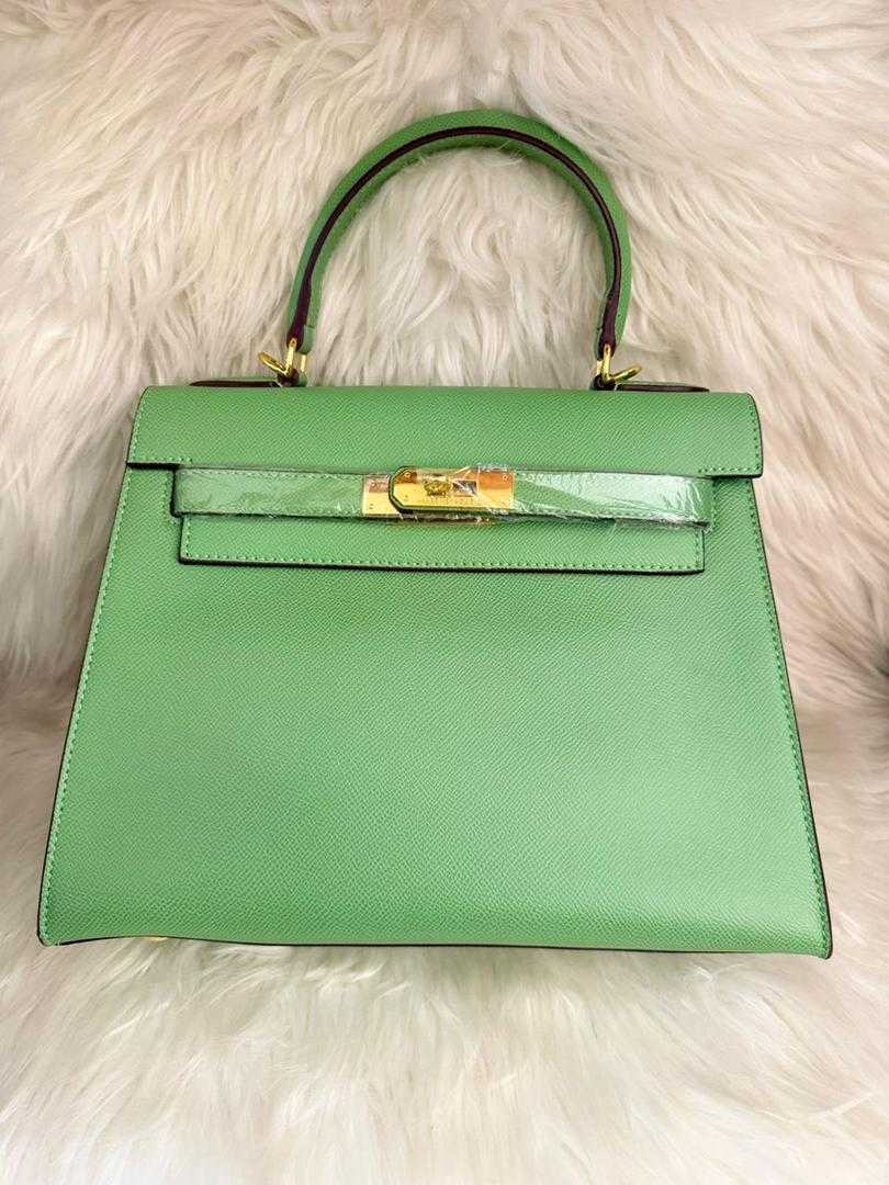 Mint Green Kelly-Style Top Handle HandBag