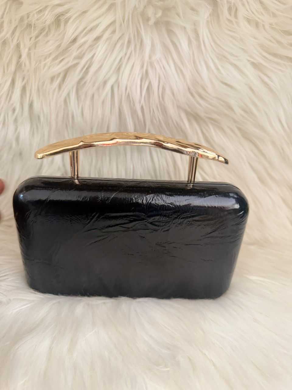 Black Clutch Handbag