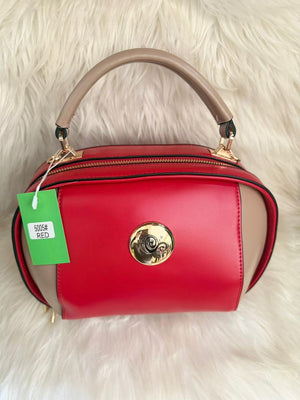 Red Mini Vanity Top Handle bag