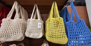 Crochet mesh Tote bag