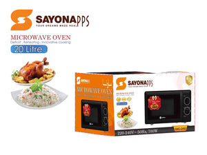 SMO-2492 SAYONA MICROWAVE OVEN 20L