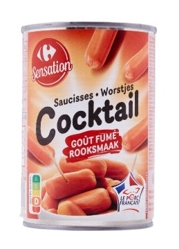 Saucisses Worstjes Cocktail 400g