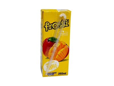 Mango Frosti juice carton, front view, 250 ml