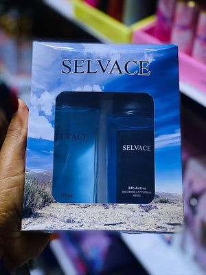 2-in-1 Selvace fragrance gift (50 ml (1.7 fl. oz.) Eau de Parfum & 60 ml Deodorant Body Spray).