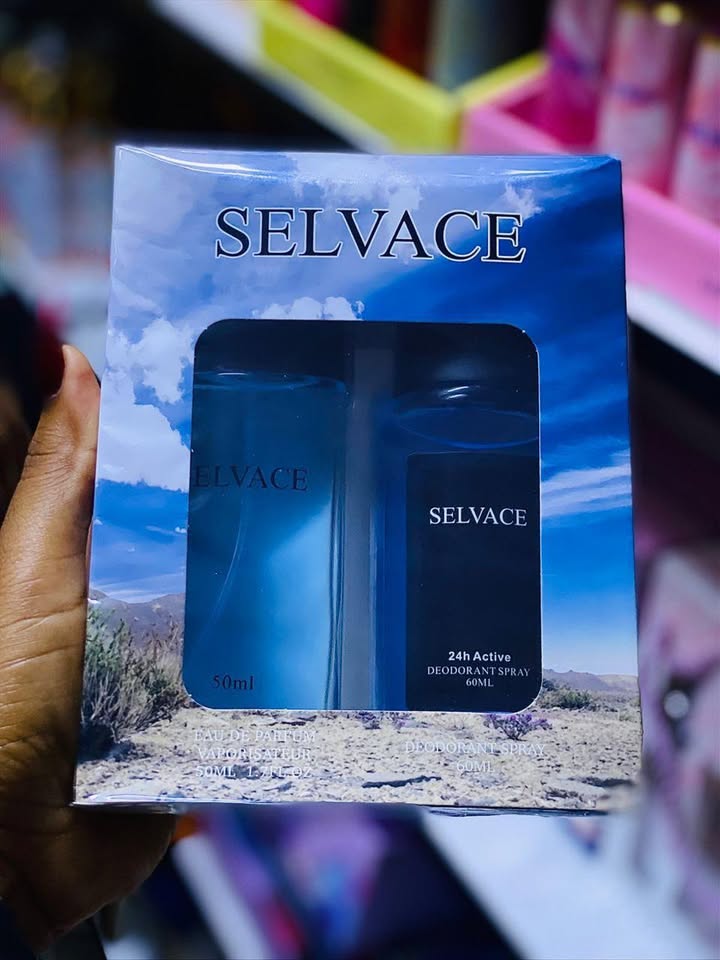 Selvace 2-in-1 fragrance gift set box with eau de parfum and deodorant spray