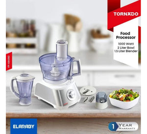 Tornado FP-1000SG Food Processor-1000 Watt